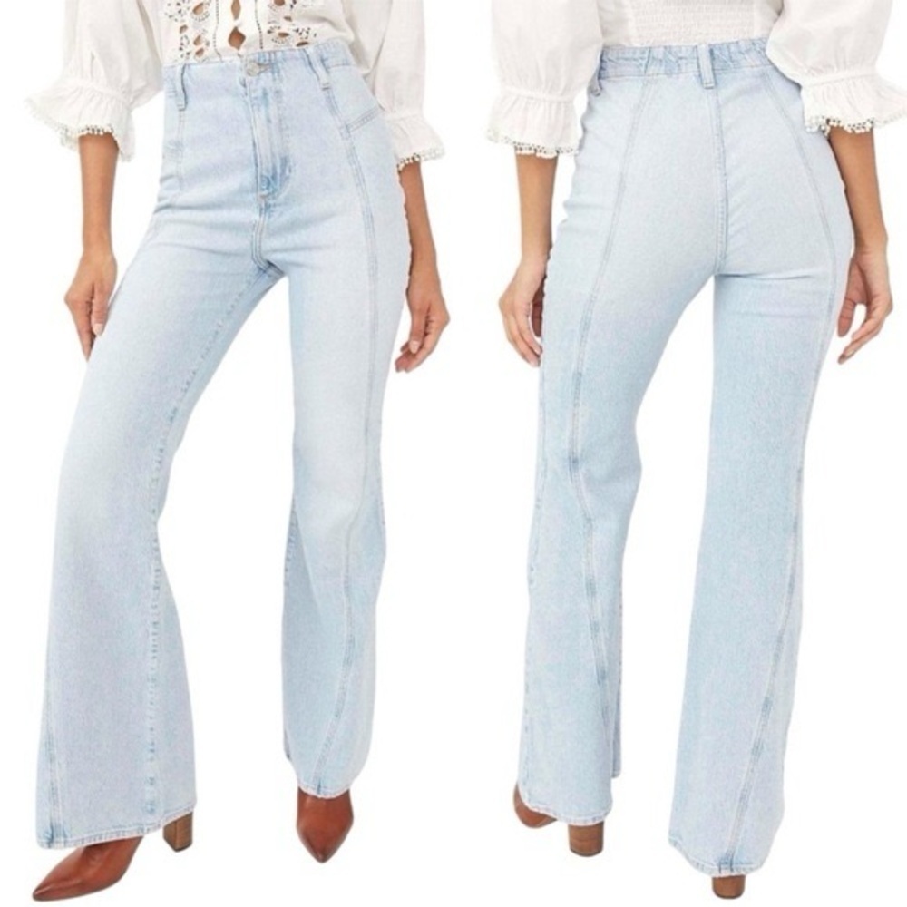 Free People Florence Light Wash Jeans sz 31